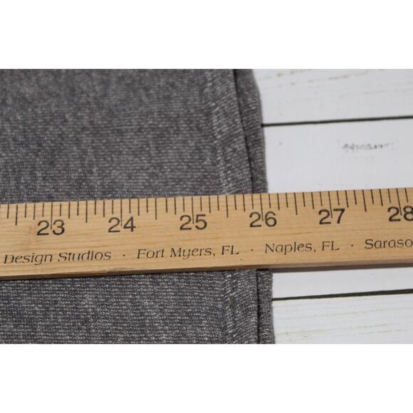 Susan Graver Women's L Gray Knit Top Sweetheart Studded Neck Rolled 3/4 Sleeve - Picture 12 of 12